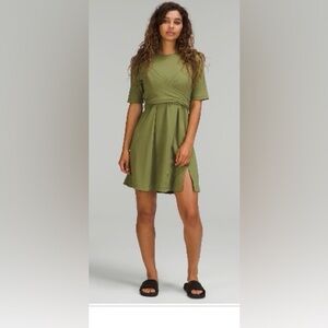 Lululemon Athletica Green Mini Dress